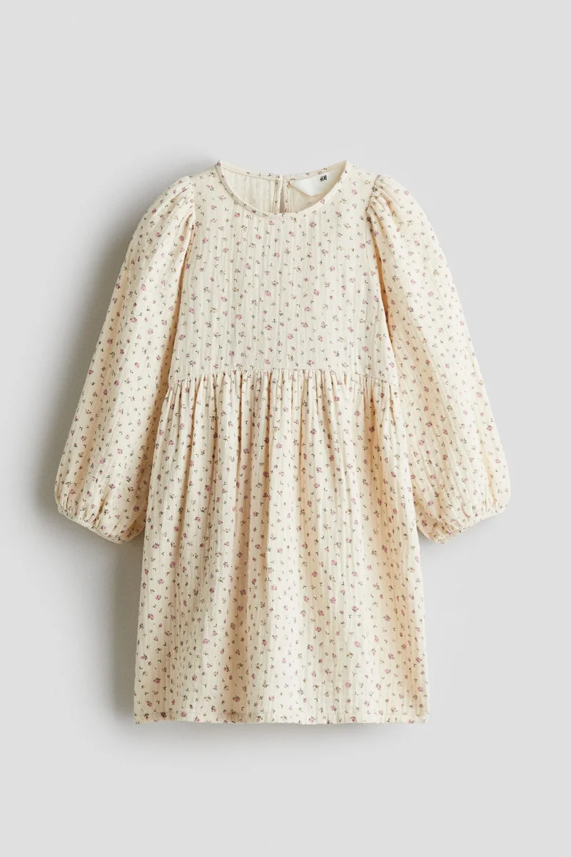 H&M Cotton muslin dress